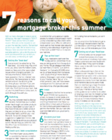 7 Reasons to Call a Mortgage Broker