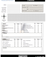 Home Inspection Checklist