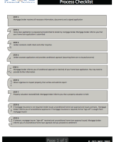 Home Loan Process Checklist