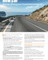 New Car: Are you driving your investment property 